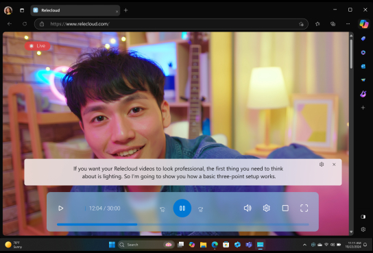 Connect with Live Captions